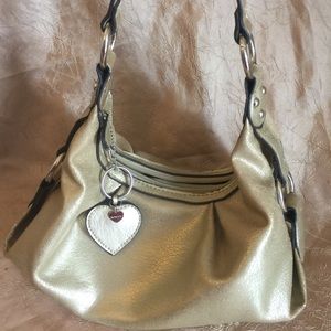 Gold handbag