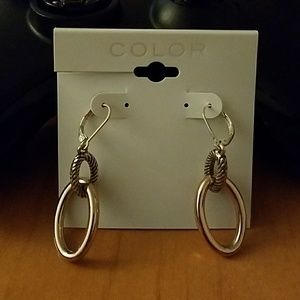Multi Tone Gold/Silver Earrings
