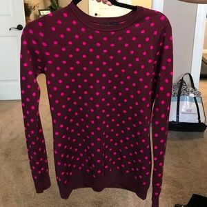 Polka dot sweater