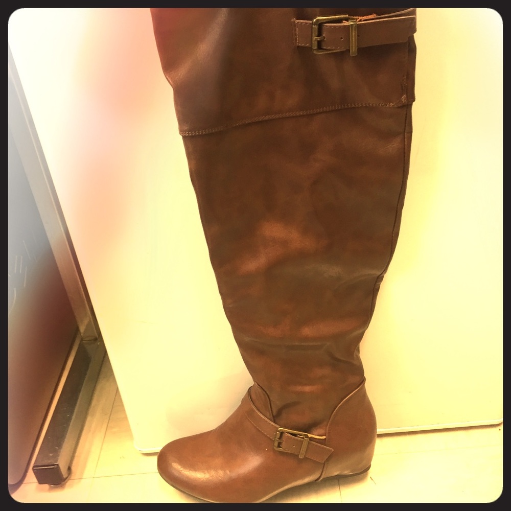 Aldo Wedge leather boots