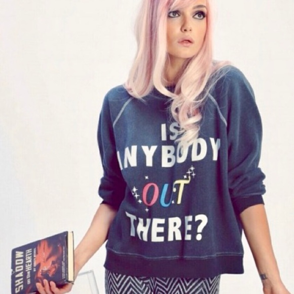 WILDFOX space / Pink Floyd rare BBJ sweatshirt