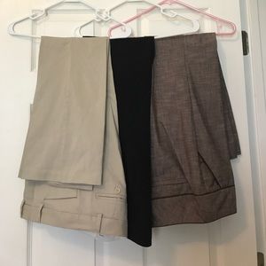 Lot of 3 Size 9 Dress Pants