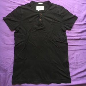 Abercrombie Small Black Henley