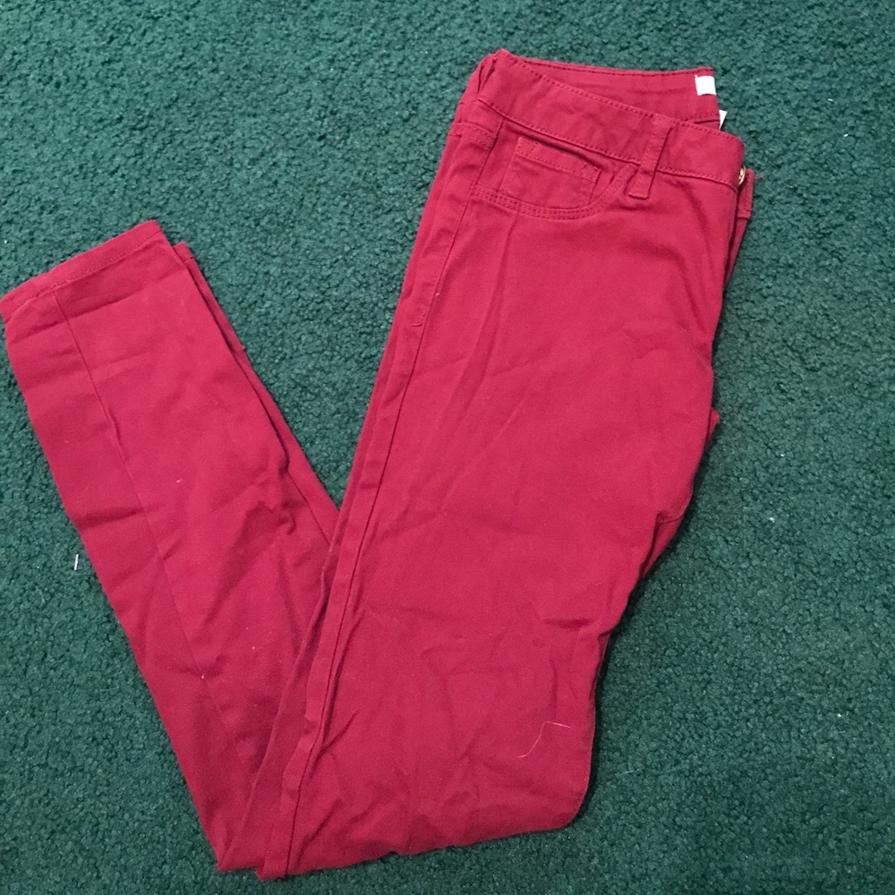 Brick Red Refuge Jeggings from H&M - Size 4