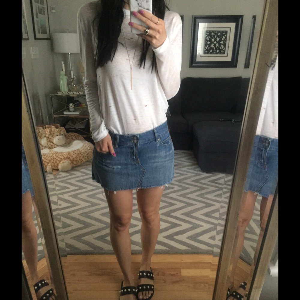 Abercrombie & Fitch Denim Mini Skirt