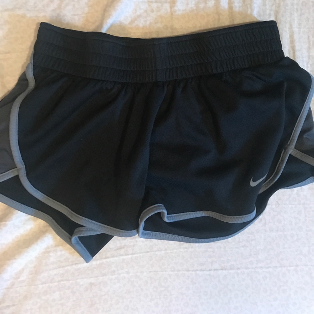 Black dri-fit athlete shorts