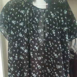 Torrid Hi Low Chiffon Top