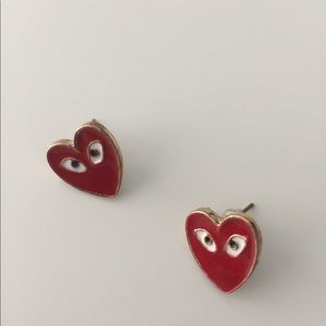 comme des garcons earrings