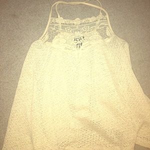 Crocheted tank top