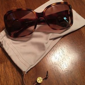 Tory Burch Tortoise Square Sunglasses