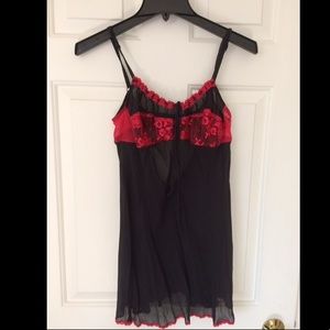 Black & Red Victoria's Secret Negligee