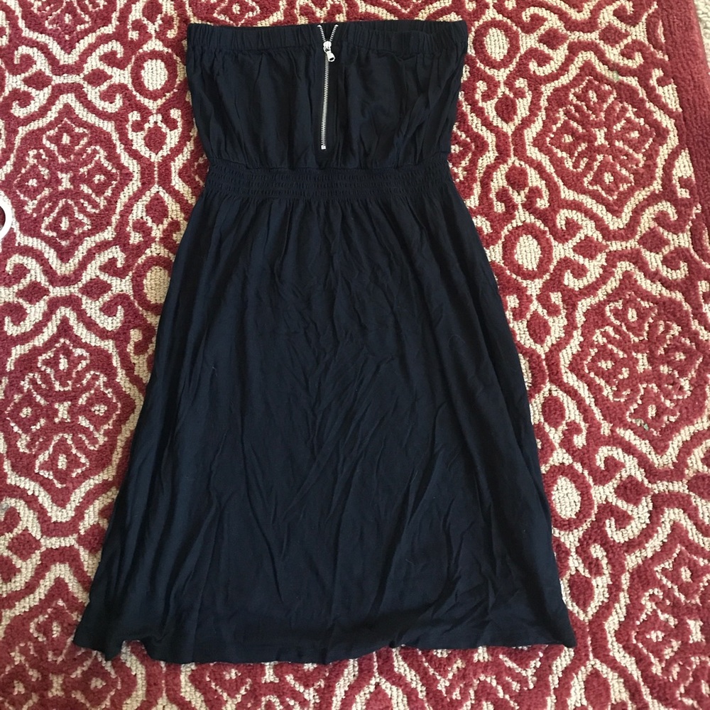 Black Strapless Dress