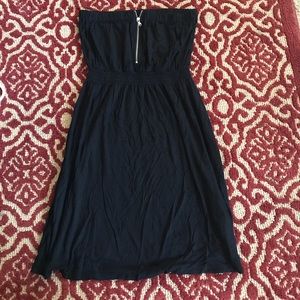 Black Strapless Dress