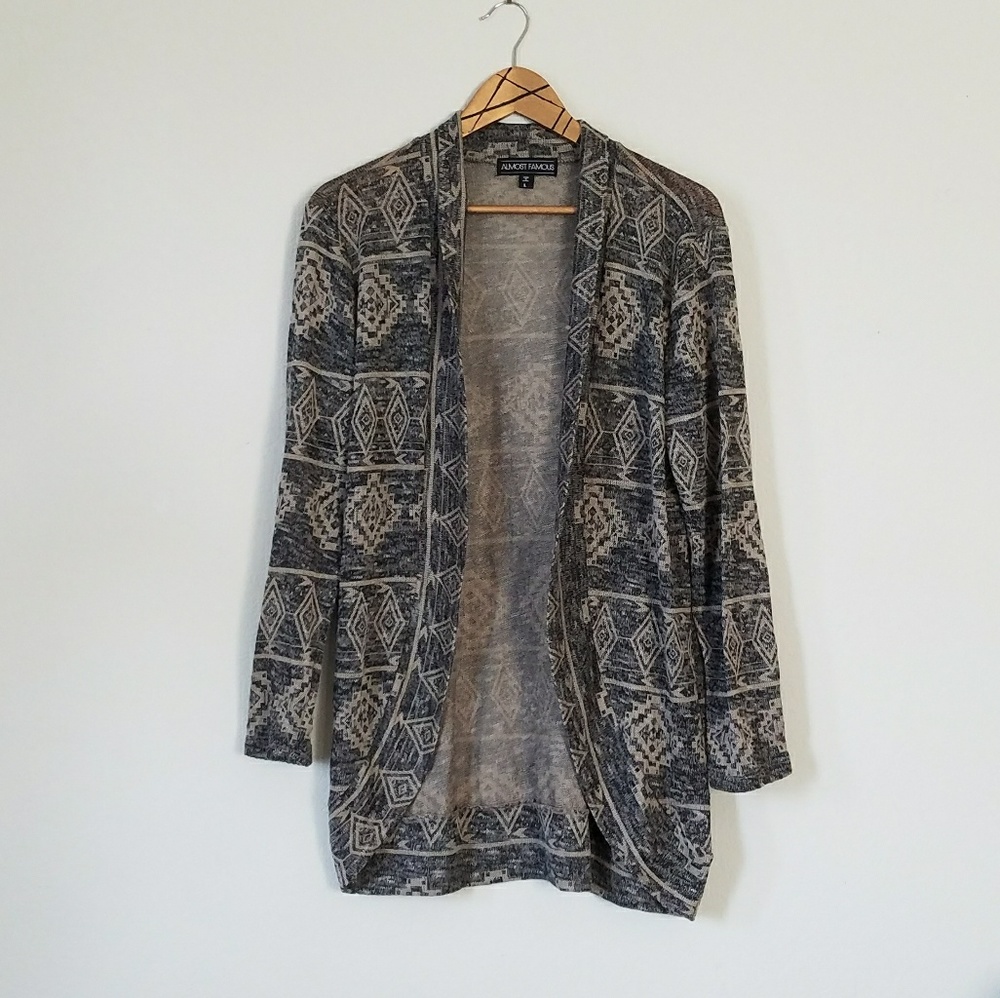 ALMOST FAMOUS Tribal print Cardigan