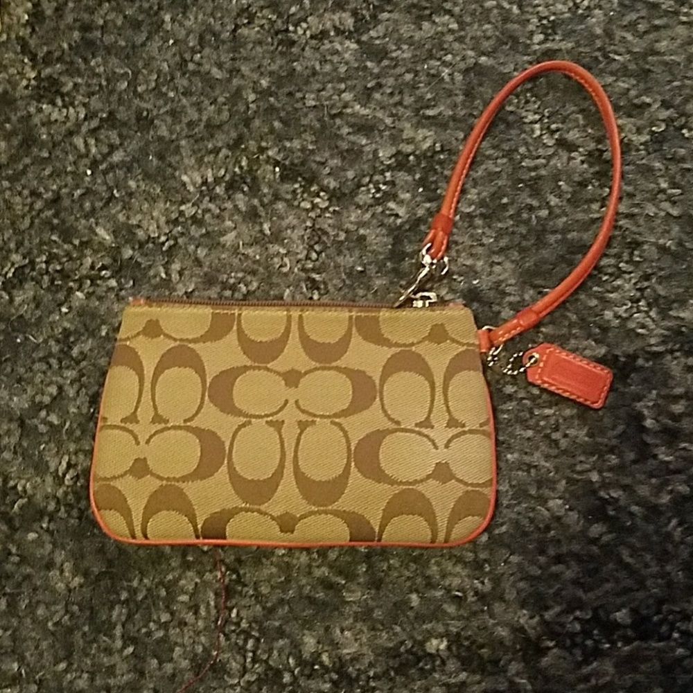 Coach Signature Wristlet