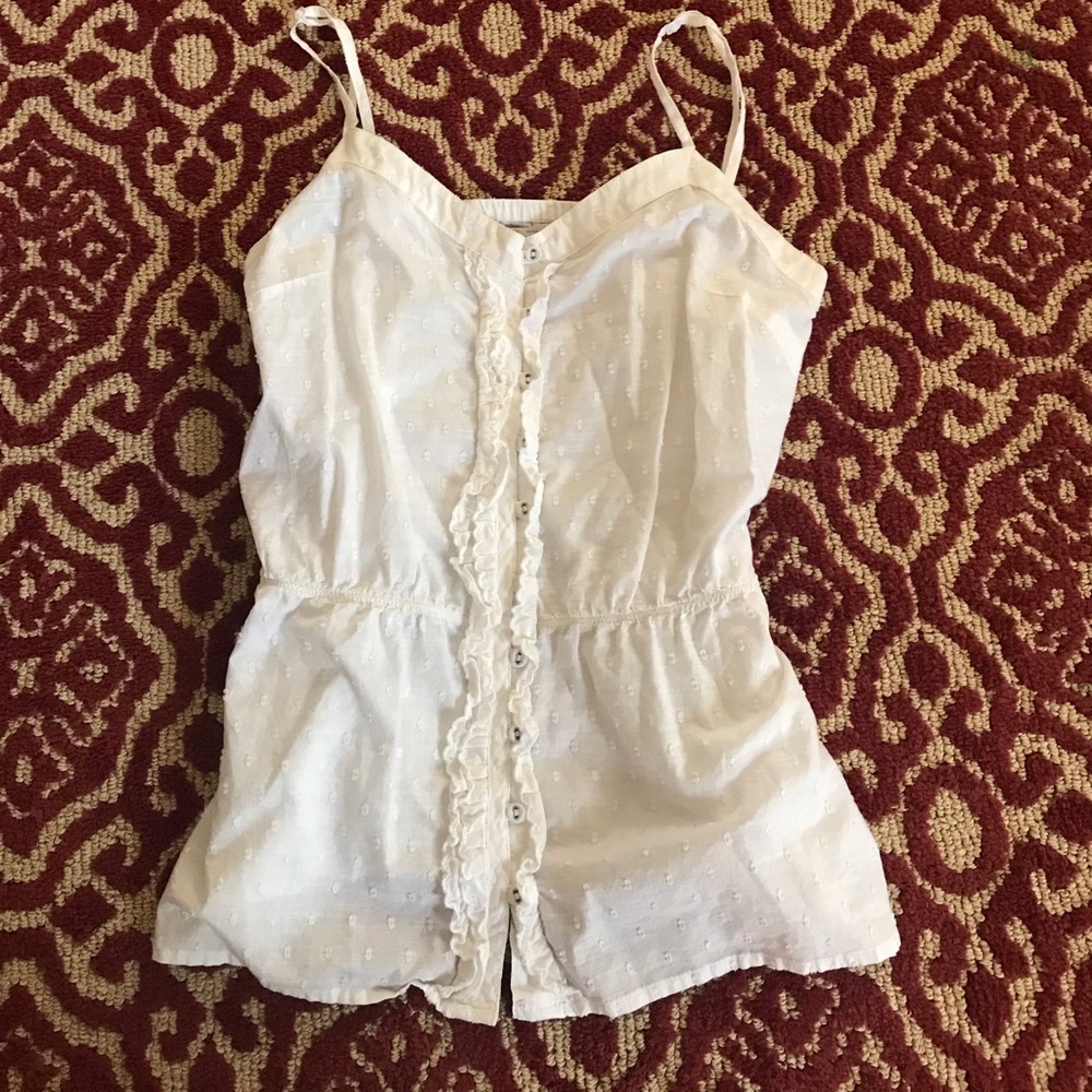 White Dressy Tank