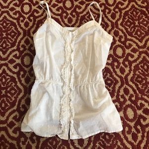 White Dressy Tank