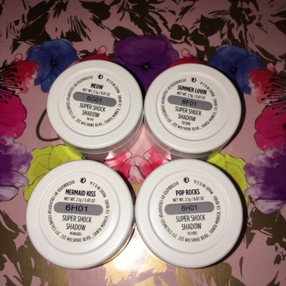 New Colourpop Tie Dye Super Shock Shadow Set Of 4 - Picture 4 of 4