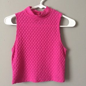 Turtle neck crop top