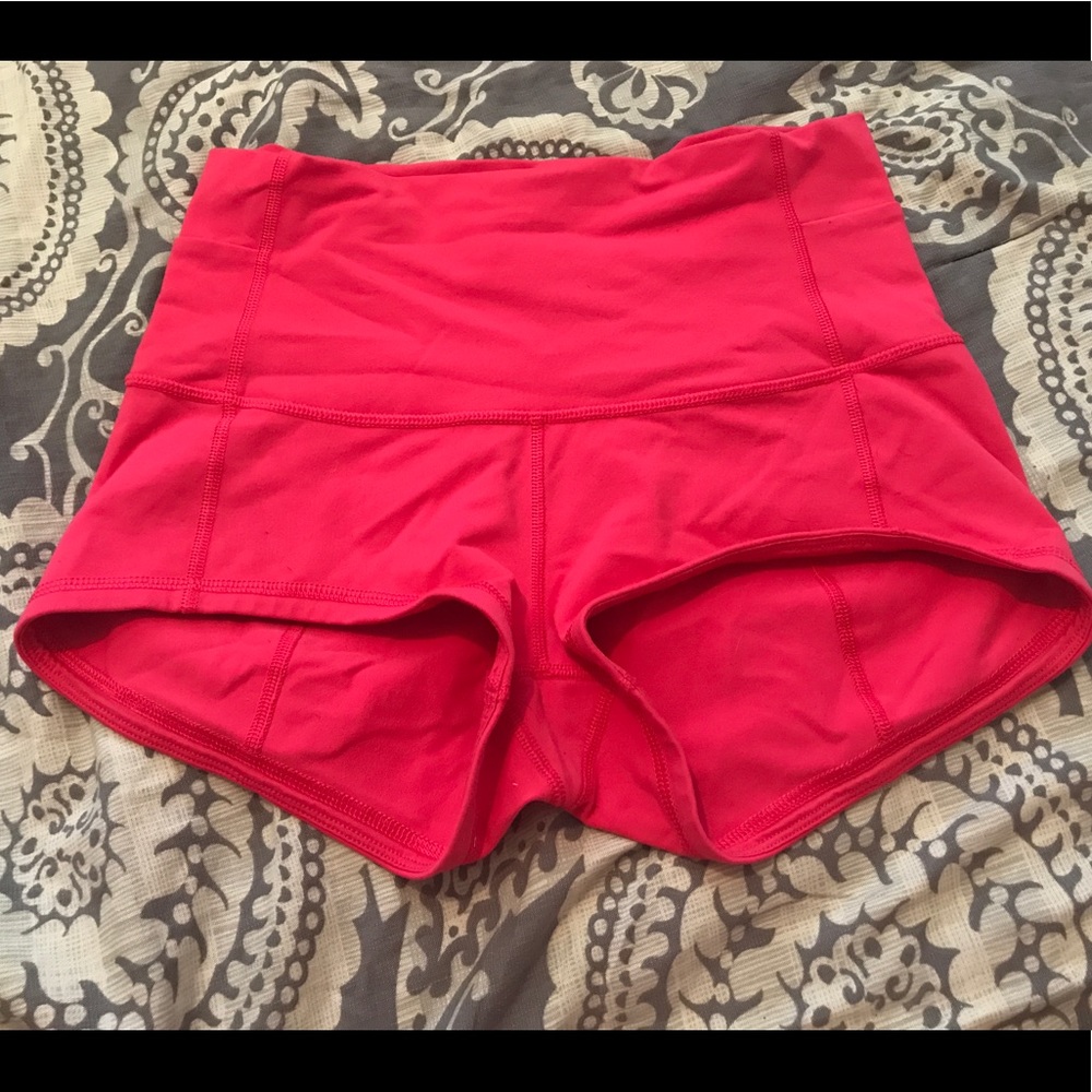 High waist lululemon shorts