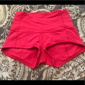 High waist lululemon shorts
