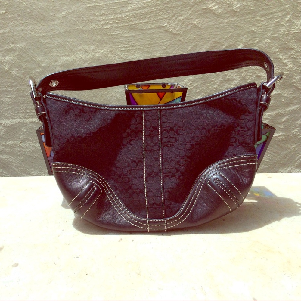 Authentic Black Mini Coach Bag 💼