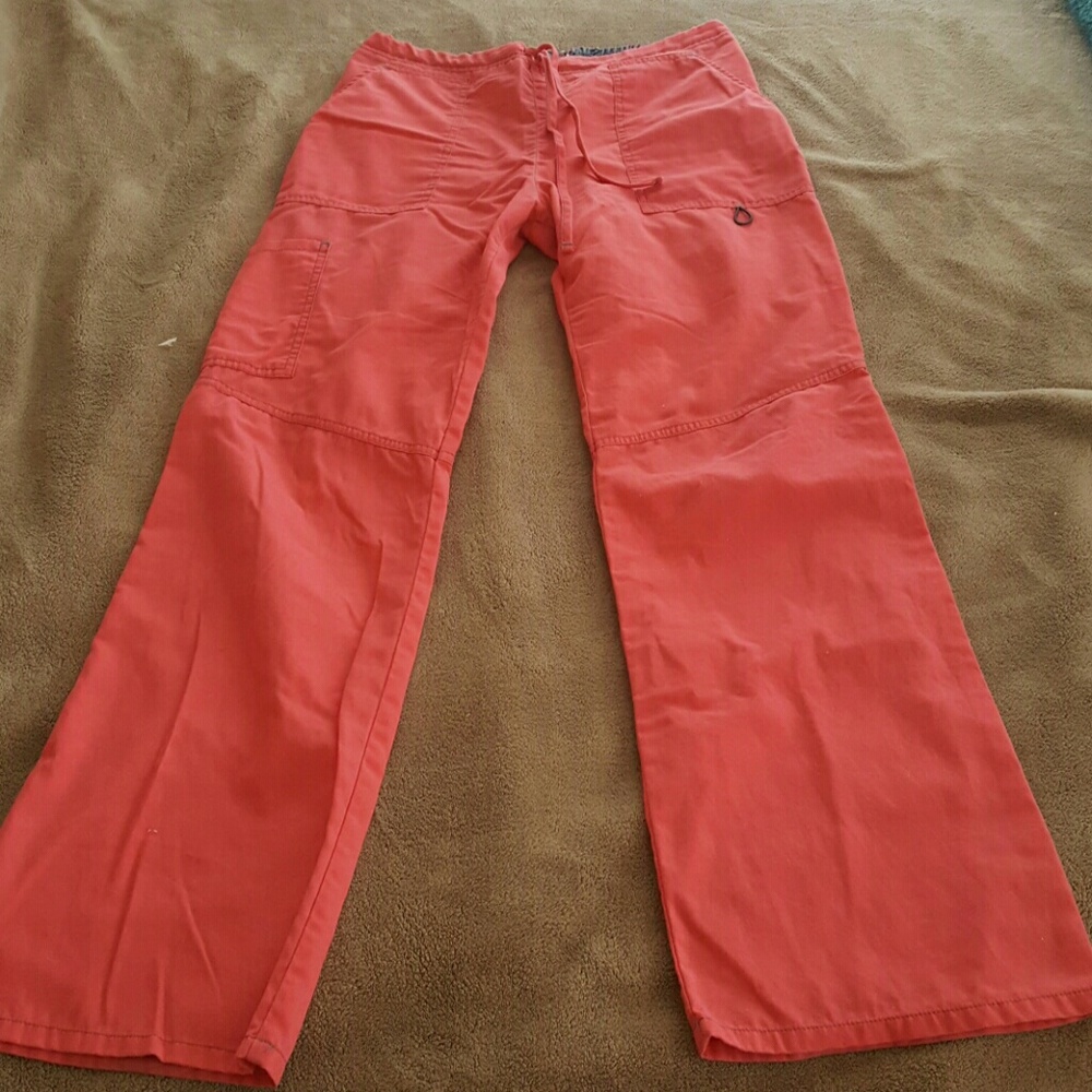 Scrub pants pink  size women's small