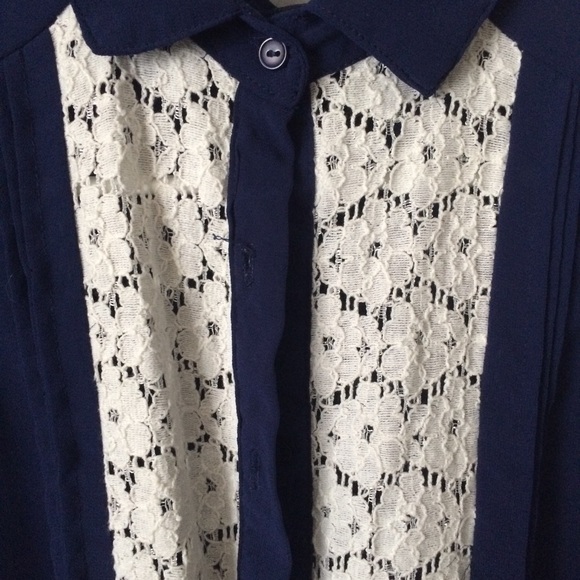 Lace button up - Picture 2 of 2