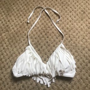 Fringe bikini top