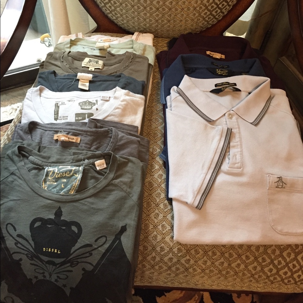 10 men's short sleeve shirts