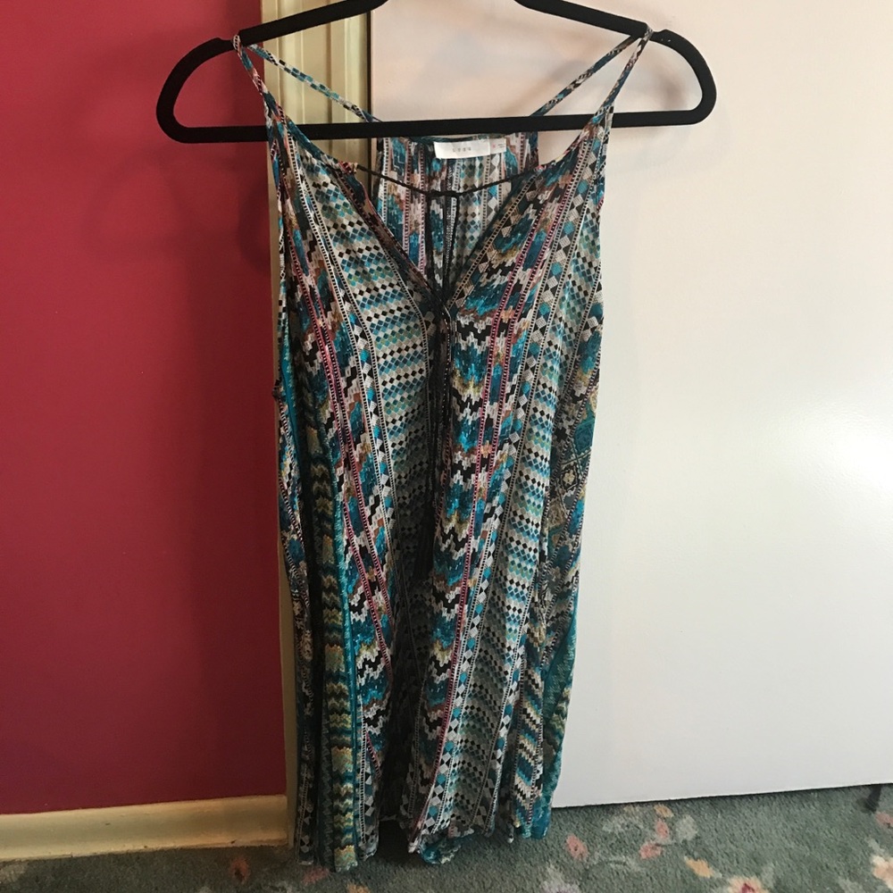 Multi color printed romper