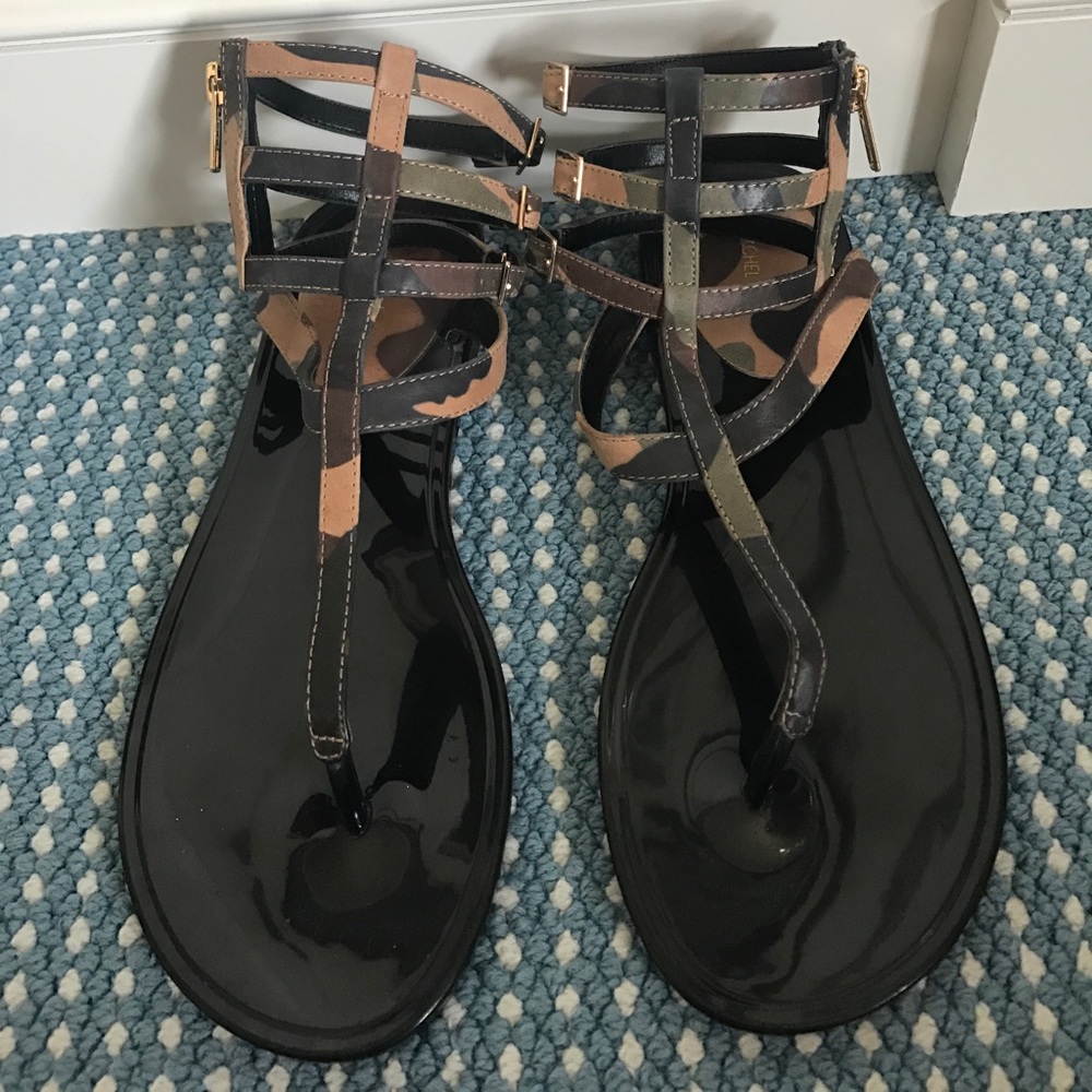 NEW** Rachel Zoe Camo Gladiator Sandals