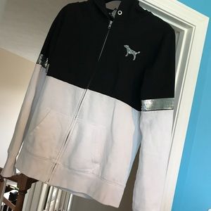 Victoria secret sweatshirt.