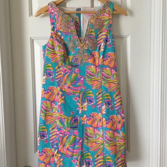 Lilly Pulitzer Gabby Shift Summer Haze 4 - Picture 2 of 2