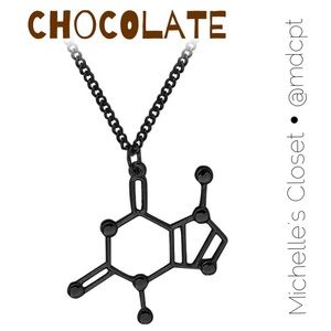 Chocolate Molecule Necklace