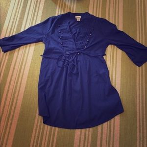 Maternity long sleeve blouse