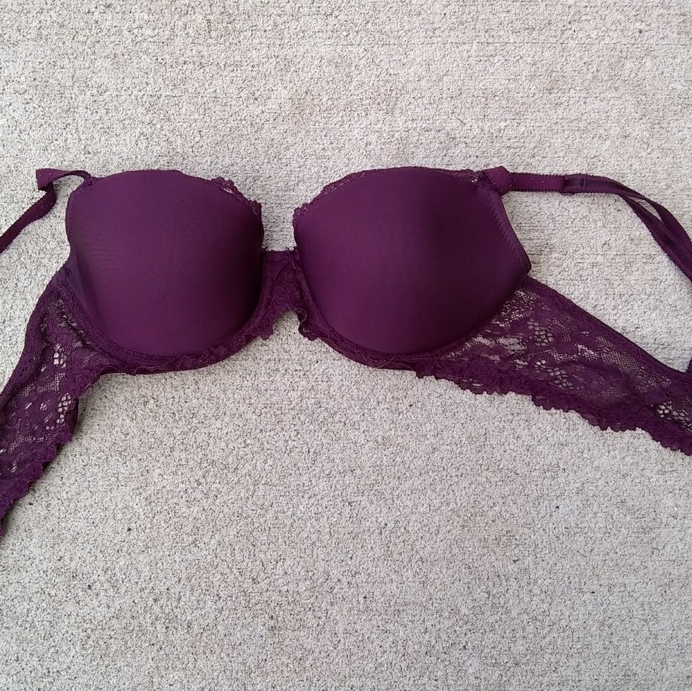 Burgundy Victoria's Secret Bra 34C