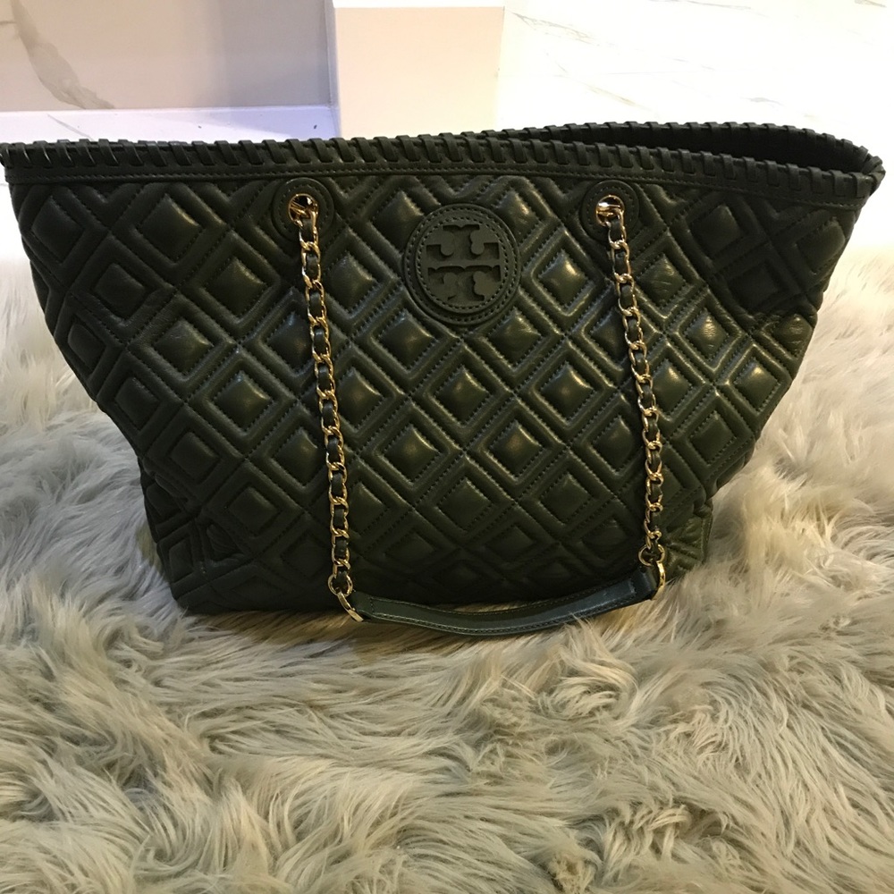 Tory Burch Marion Quilted Leather Tote