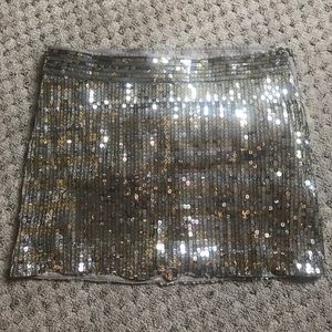 Sequin mini skirt