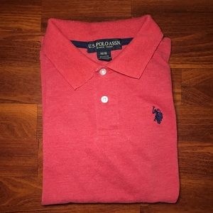 U.S Polo Assn. Boys Classic Polo Shirt SZ14/16 Red