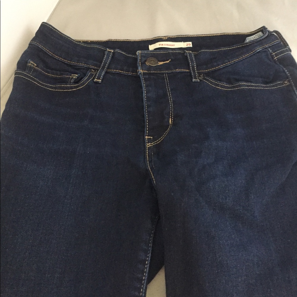 Levi's 714 Straight Jeans, indigo