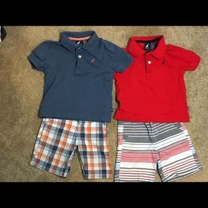 Nautica 2 Shirt & Shorts Sets