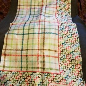 Authentic silk coach scarf