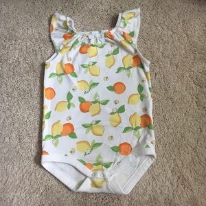 Gymboree oranges and lemons onsie