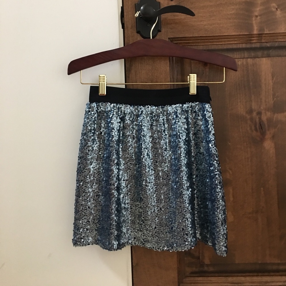 Robbi & Nikki Blue Sequence Skirt