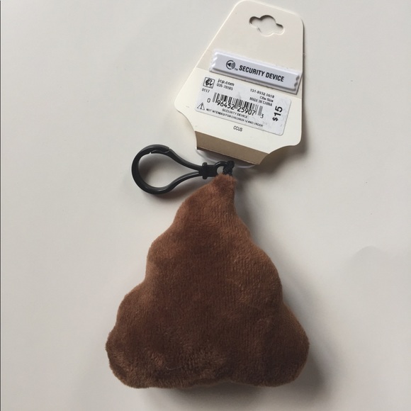 New with tags poop 💩emoji key ring/ bag/clip - Picture 2 of 2