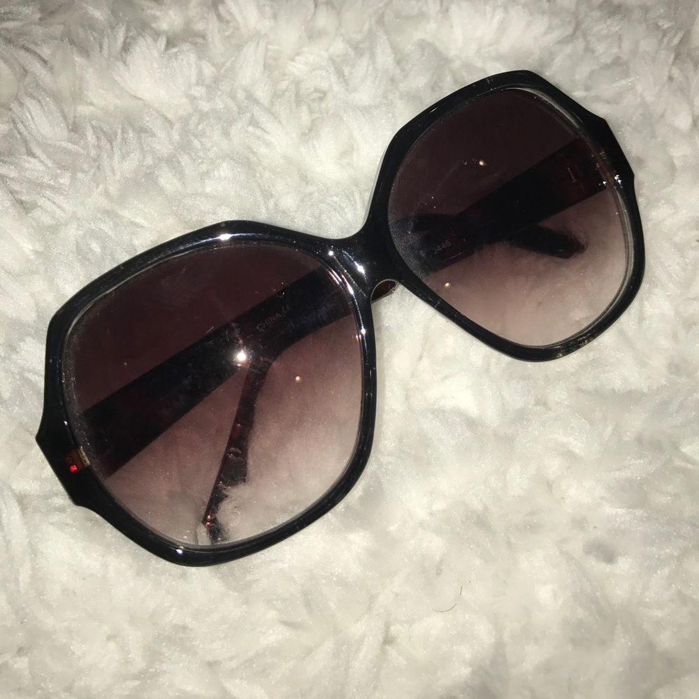 Brown Oversized Sunglasses
