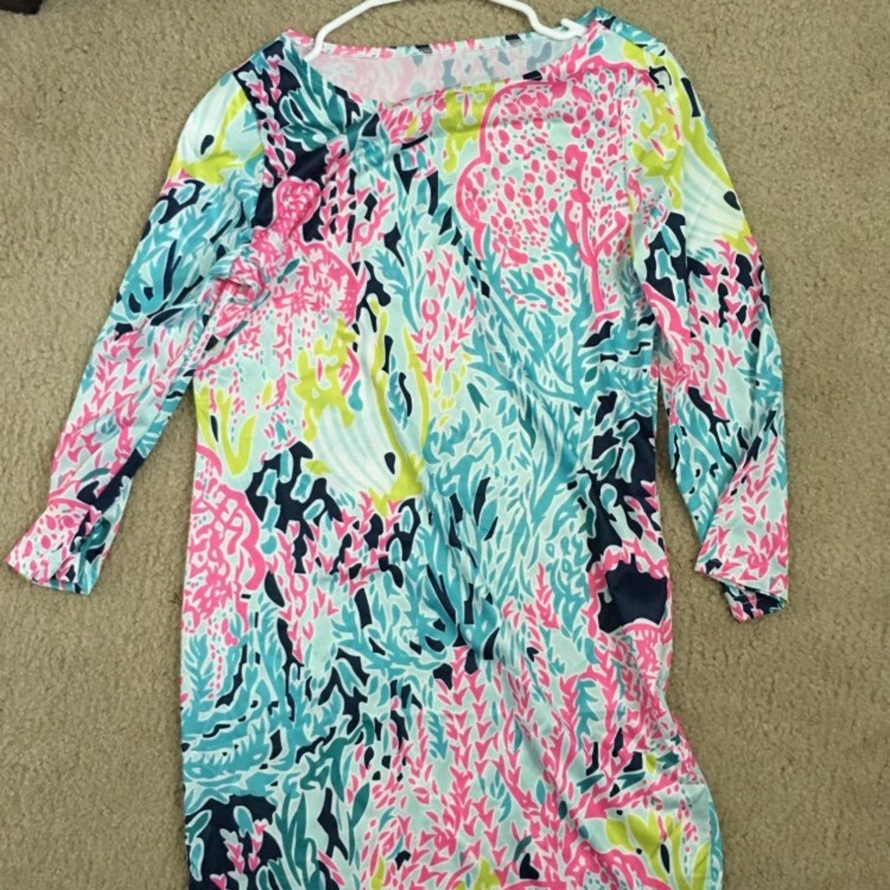 Lilly Pulitzer INSPIRED dress print Sunken treasur