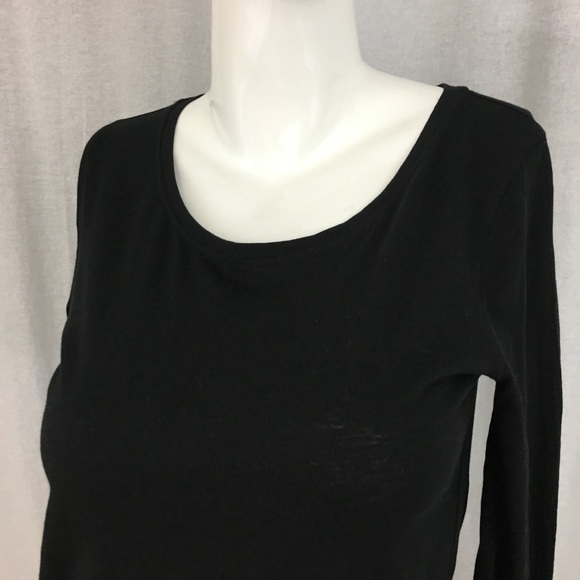 SOLD 💟Sz Small LOFT Curved Hem Long Sleeve Top - Picture 4 of 8