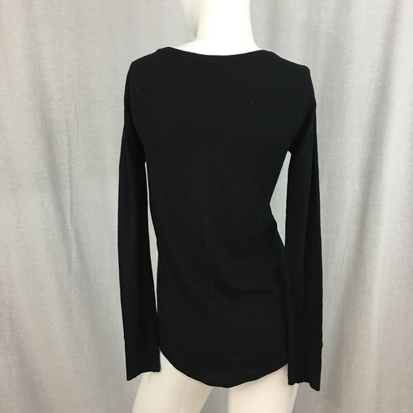 SOLD 💟Sz Small LOFT Curved Hem Long Sleeve Top - Picture 7 of 8